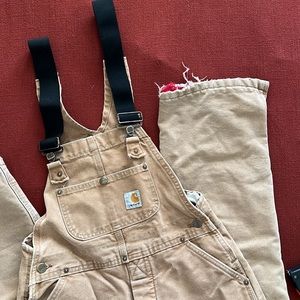 Youth Vintage Insulated Carhartt Overalls